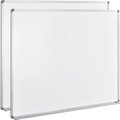 Global Industrial 60W x 48H Magnetic Whiteboard, Steel Surface with Aluminum Frame, 2PK 695646PK